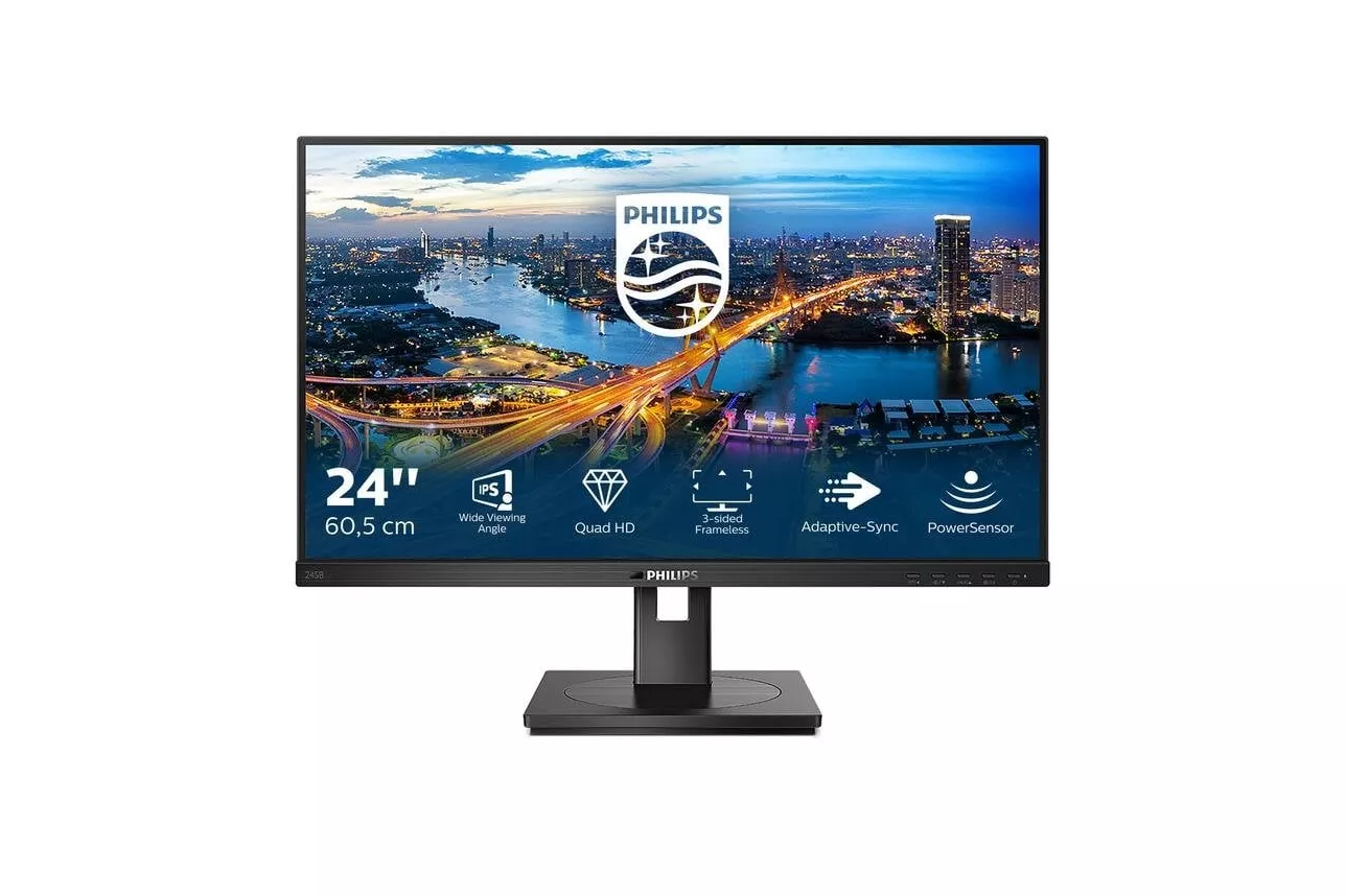 Monitor Philips B Line 245B1/00 23,8" Quad HD 75Hz IPS Altura ajustable