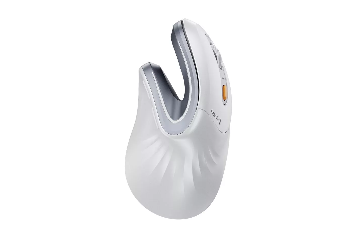 Protoarc Em11 Nl Rat&oacute;n Ergon&oacute;mico Vertical Inal&aacute;mbrico Color Negro Y Dorado