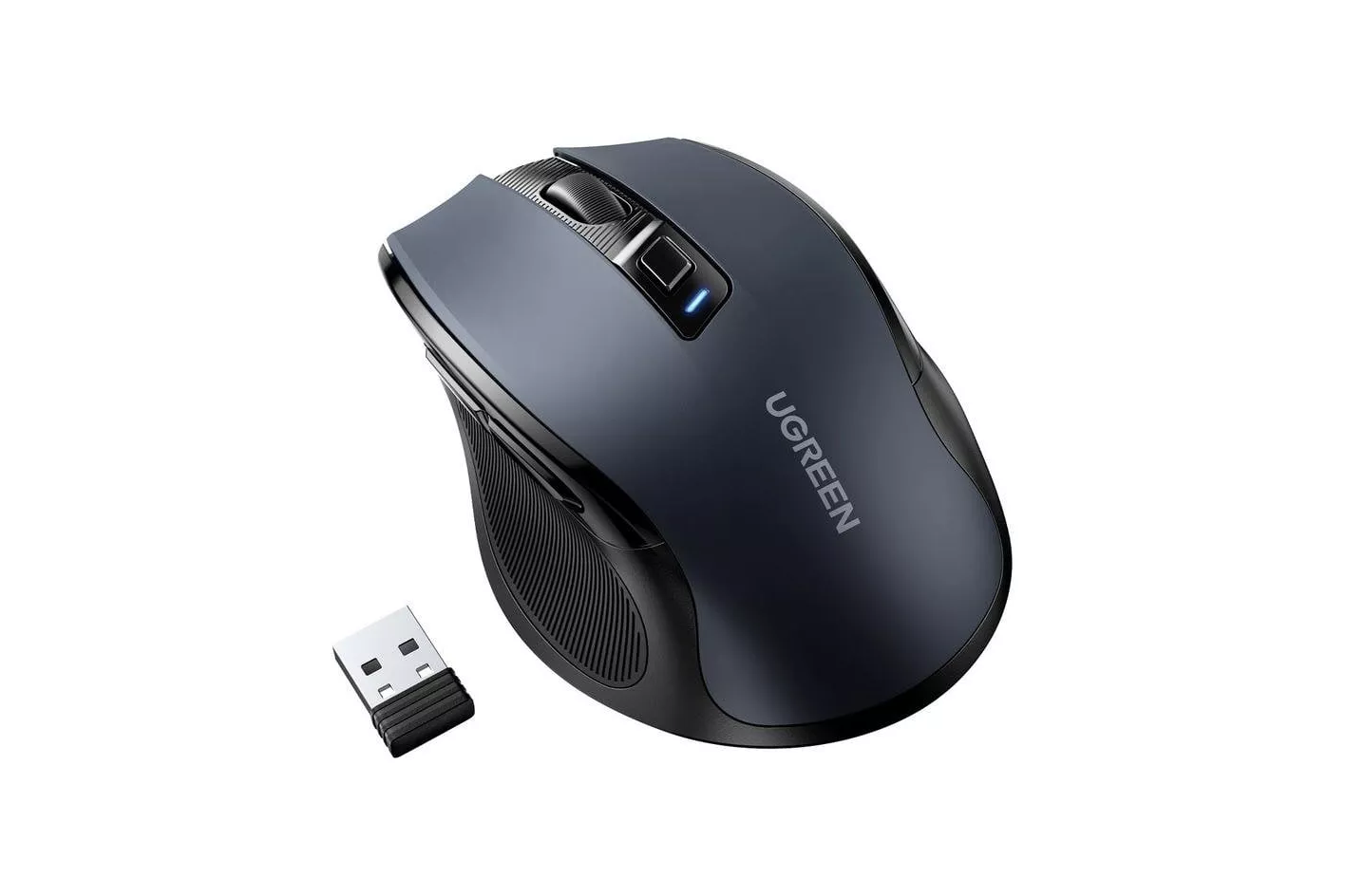 Rat&oacute;n Ugreen 6957303898558 RF Wireless Bluetooth 4000 DPI Negro ergon&oacute;mico