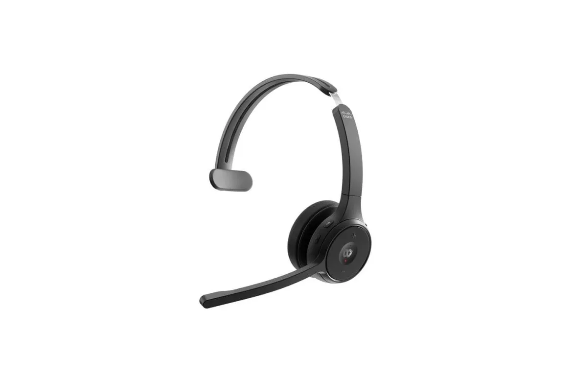 Auriculares Cisco HS-WL-721-BUNA-C inal&aacute;mbricos Bluetooth con cancelaci&oacute;n de ruido, micr&oacute;fono y asistente, negro