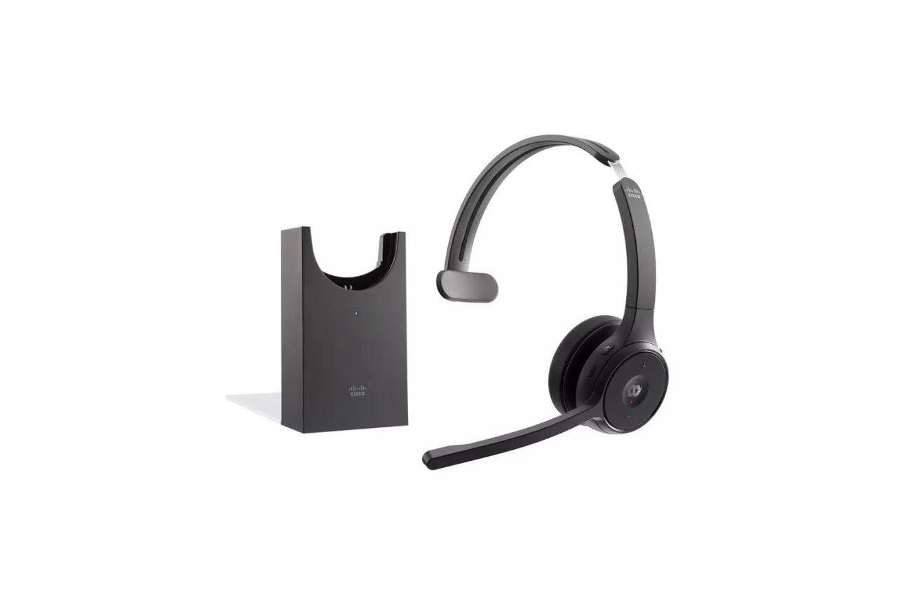 Auriculares Cisco HS-WL-721-BUNAS-C inal&aacute;mbricos Bluetooth con cancelaci&oacute;n de ruido y micr&oacute;fono negro