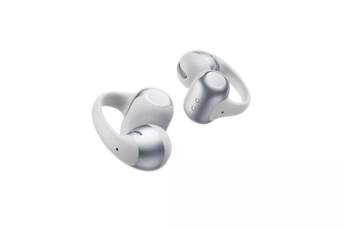 Auriculares Shokz OpenDots 2 inal&aacute;mbricos Bluetooth 6.1 Open Ear con micr&oacute;fono y carga inal&aacute;mbrica Gris