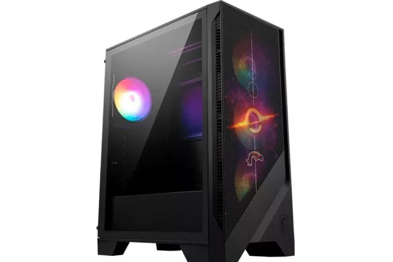 Torre PC MSI MAG FORGE 121A AIRFLOW ARGB Semi Torre ATX Cristal Templado USB 3.0 Negra Space Edition