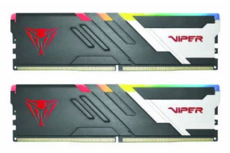 Memoria RAM Patriot Viper Venom 48GB 2x24GB DDR5 6000MHz CL30 RGB Negro Blanco AMD EXPO Intel XMP
