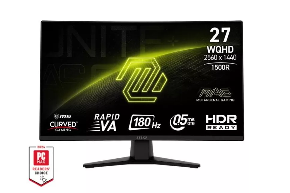 Monitor MSI MAG 274CQFDE 27" Wide Quad HD 180Hz Rapid VA Curvo HDR
