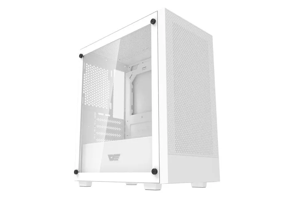 Caja PC Darkflash M305 Mini Tower Micro-ATX Sin Ventiladores Blanco