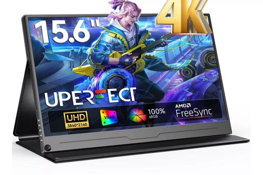 Monitor Uperfect 15,6" UltraHD 4K 60Hz IPS port&aacute;til VESA USB-C HDMI