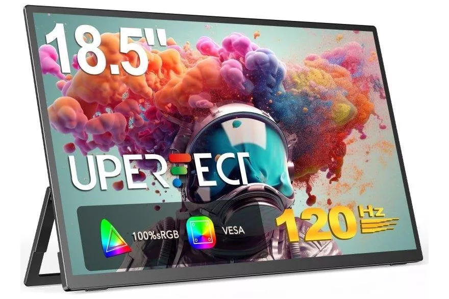 Monitor Uperfect 18,5" FullHD 120Hz IPS USB-C Mini HDMI VESA Mate