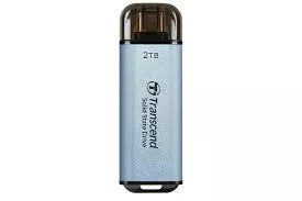 Disco Duro Transcend ESD300 2TB SSD USB 3.2 Gen 2x2 1050MB/s Azul