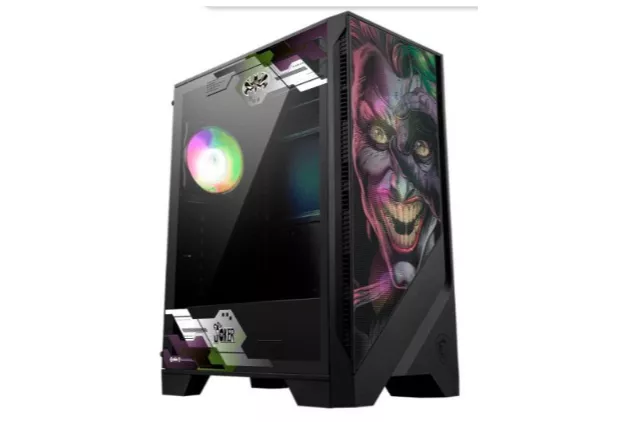 Torre PC MSI MAG FORGE 121A AIRFLOW ARGB Semi Torre ATX Cristal Templado USB 3.0 Negra Joker II Edition