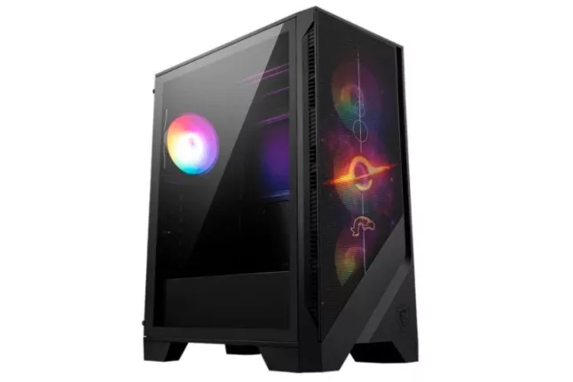 Torre PC MSI MAG FORGE 121A AIRFLOW ARGB Semi Torre ATX Cristal Templado USB 3.0 Negra Space Edition
