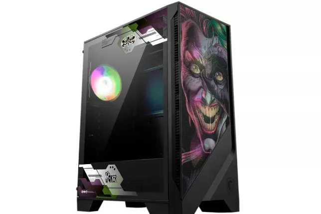 Torre PC MSI MAG FORGE 121A AIRFLOW ARGB Semi Torre ATX Cristal Templado USB 3.0 Negra Joker II Edition
