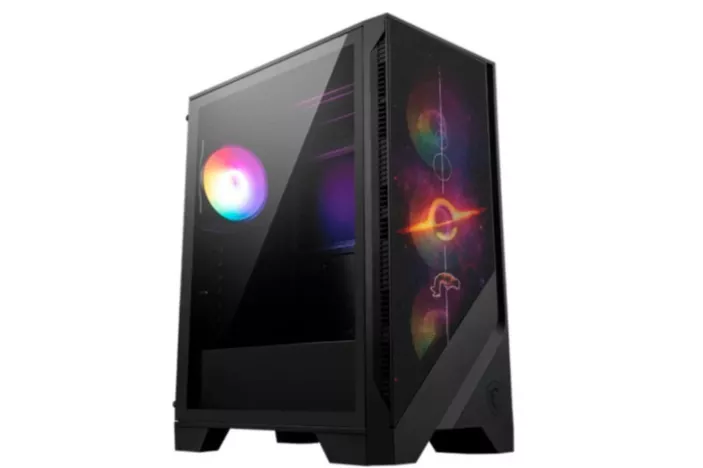Torre PC MSI MAG FORGE 121A AIRFLOW ARGB Semi Torre ATX Cristal Templado USB 3.0 Negra Space Edition