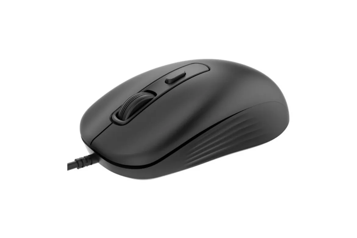 Rat&oacute;n iggual OFFICE-ESSENTIAL-4D USB 2400 DPI Negro Ambidextro 4 Botones