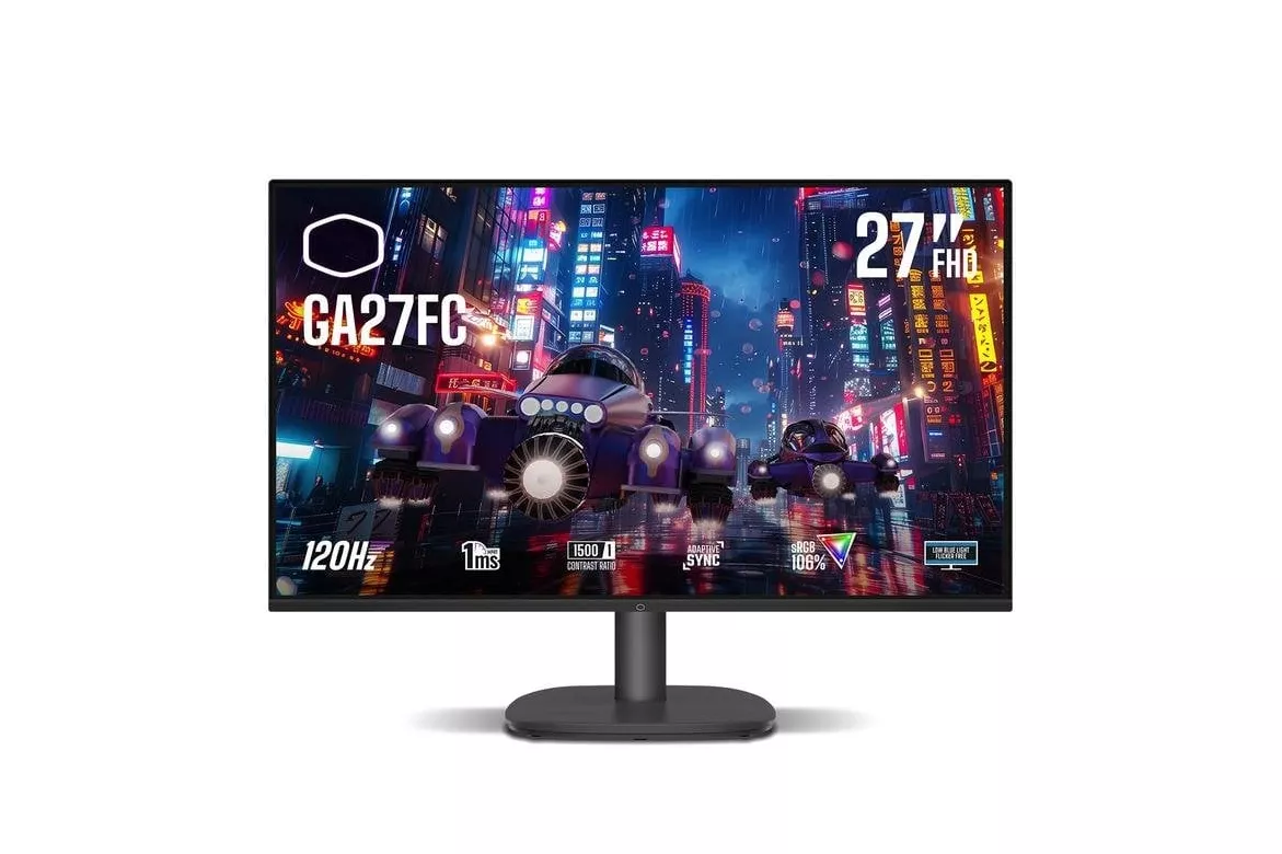 Monitor Cooler Master GA27FC 27" FullHD 120Hz IPS 1ms Flicker-Free