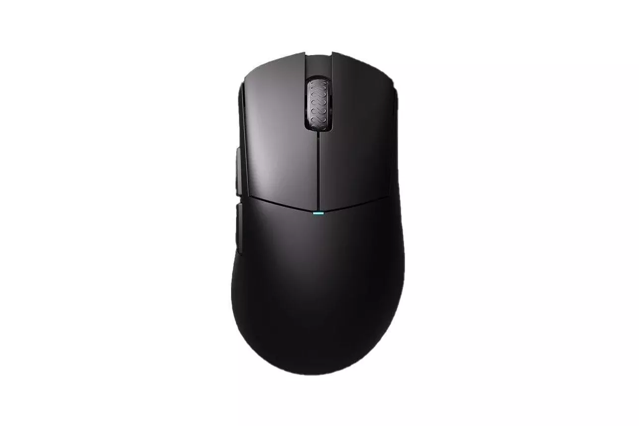 Rat&oacute;n Lamzu Paro Aurora Inal&aacute;mbrico 8K 30000 DPI Negro Ultra Ligero