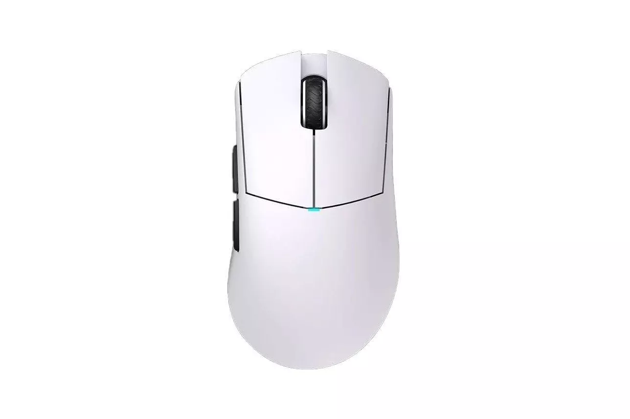 Rat&oacute;n Lamzu Paro Aurora Inal&aacute;mbrico 8K 30000DPI Blanco Ultra Ligero