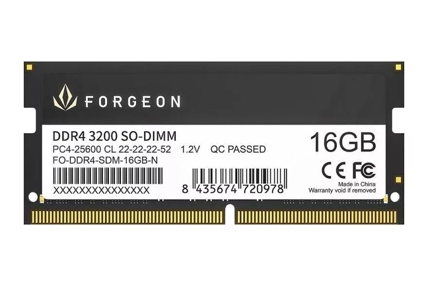 Forgeon Cyclone PLUS SODIMM DDR4 3200 MHz 16GB CL22 Negra