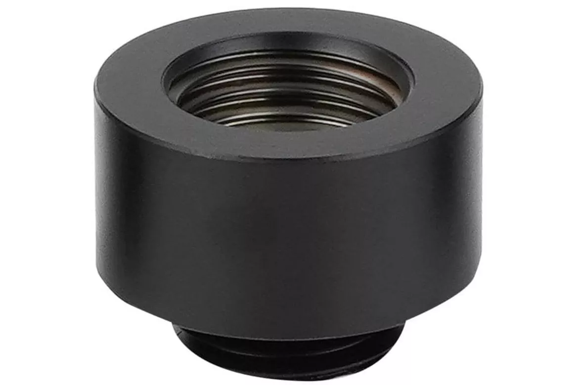 Extensor DeltaMate Thermal Grizzly con rosca G1/4" negro mate 10 mm
