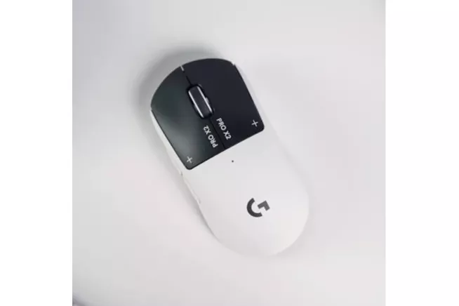 Rat&oacute;n Logitech G PRO X2 SUPERSTRIKE Gaming Inal&aacute;mbrico 44000 DPI Blanco Lunar
