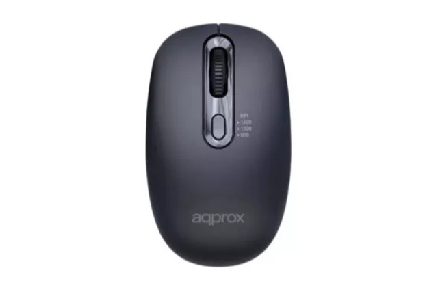 APPROX APPXM200 &ndash; Rat&oacute;n inal&aacute;mbrico 2.4 GHz 1600 DPI Negro