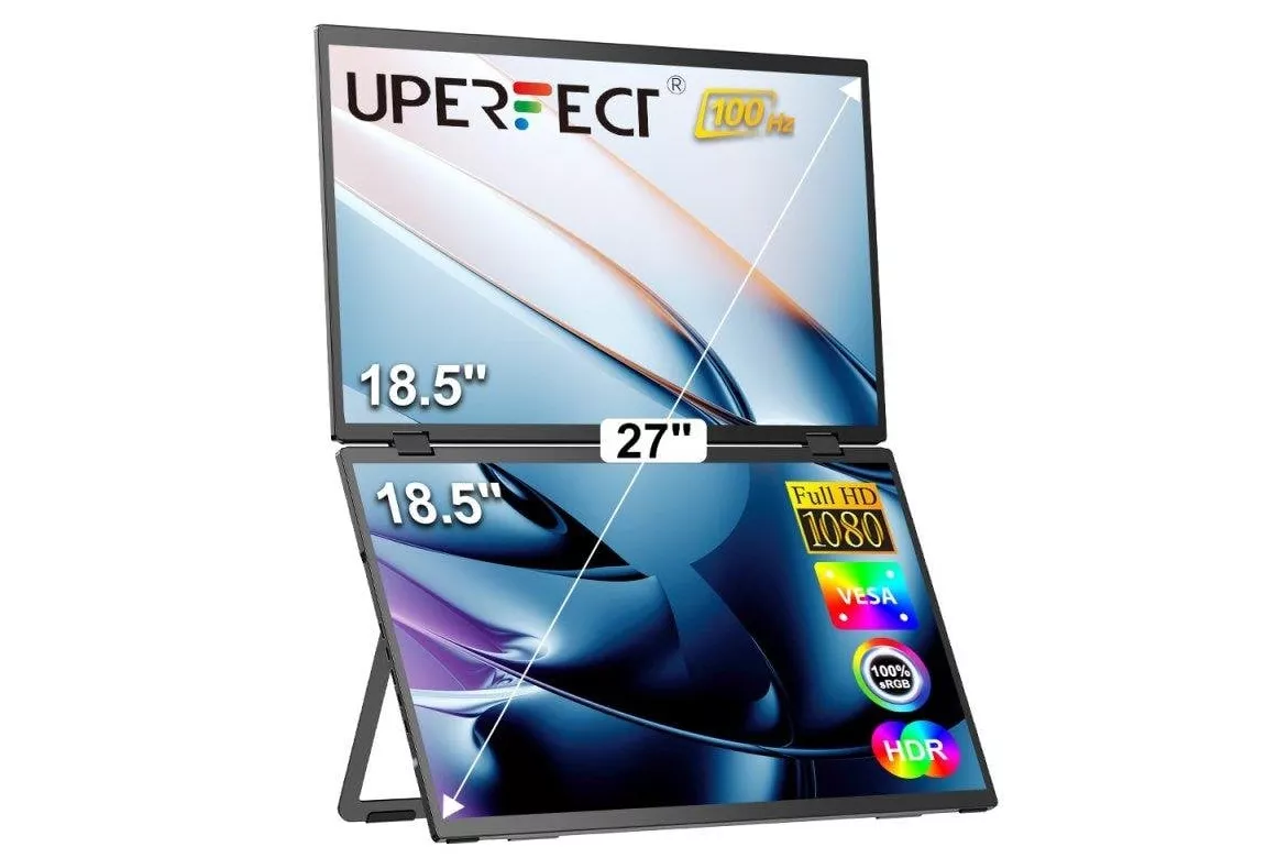Monitor Uperfect Ultimate 18,5" FullHD 100Hz IPS USB-C VESA Ajustable en altura