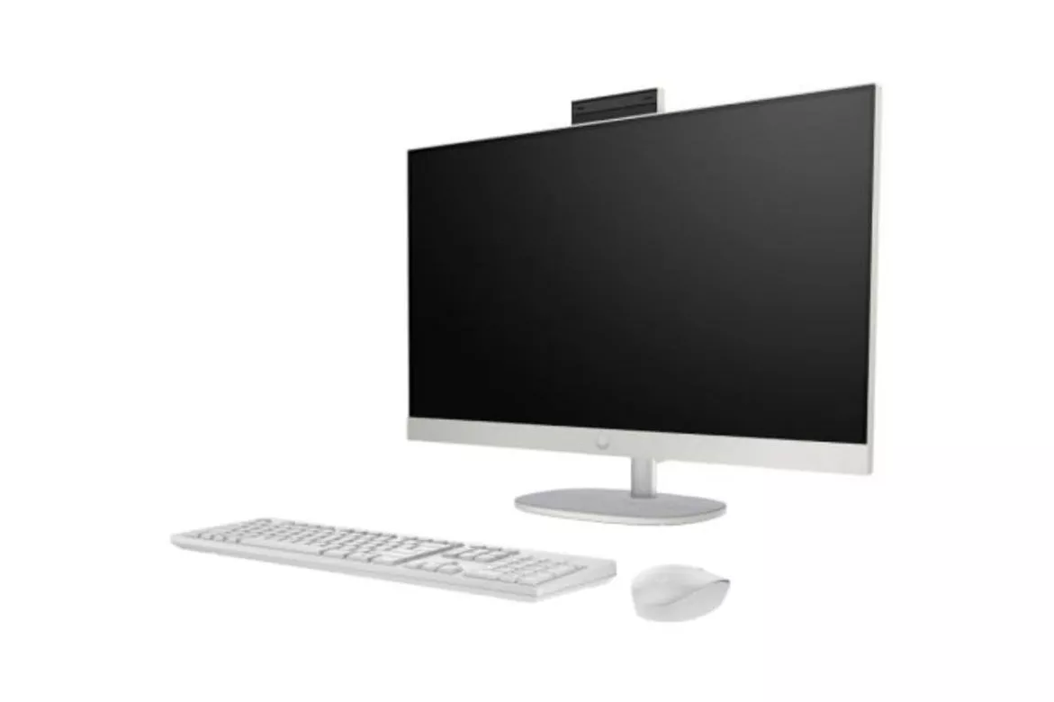 Ordenador Todo en uno HP 24-cr0166ns Intel Core i5-1335U 16GB 512GB SSD Iris Xe 23.8" FreeDOS Blanco