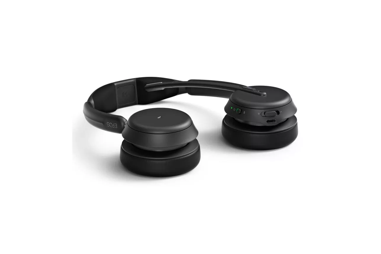 Auriculares EPOS IMPACT 1061T inal&aacute;mbricos Bluetooth para oficina y call center negros