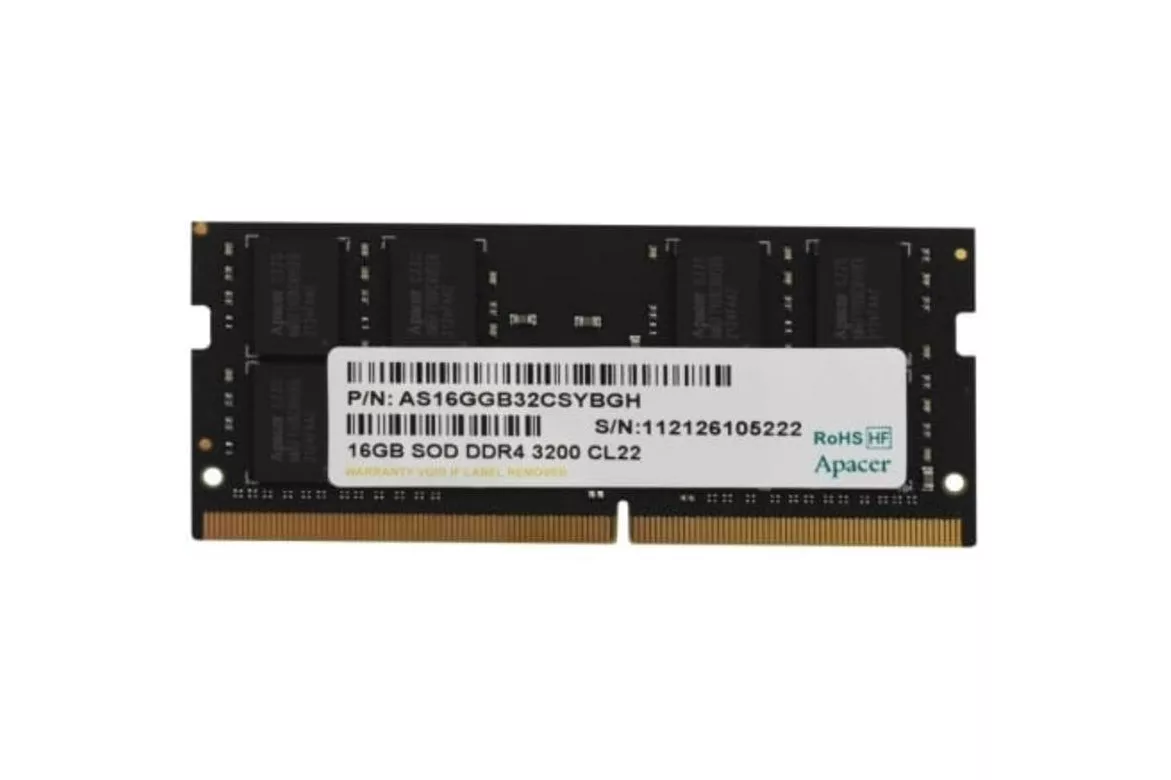 Memoria RAM Apacer ES.16G21.PSH 16GB DDR4 3200MHz CL22 SODIMM 1.2V