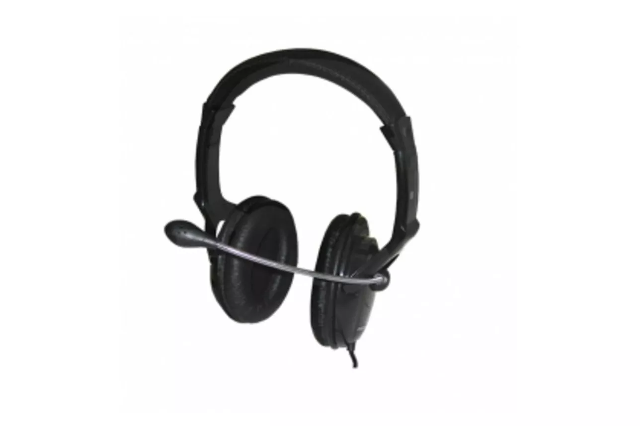 Auriculares Esperanza EH101 con cable conectividad al&aacute;mbrica para llamadas y m&uacute;sica negros