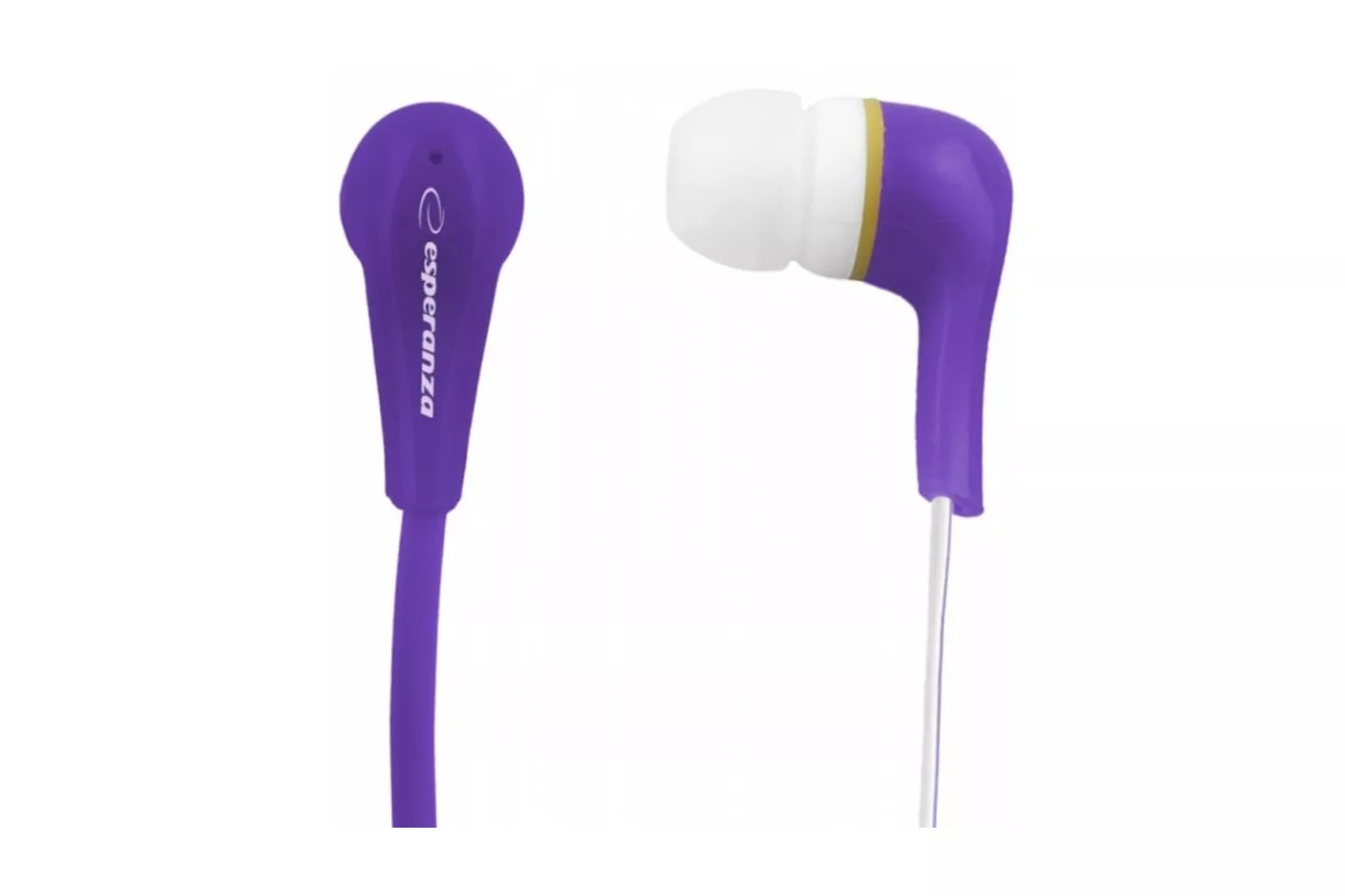 Auriculares Esperanza EH146V con cable, conexi&oacute;n al&aacute;mbrica, intraaurales y color violeta