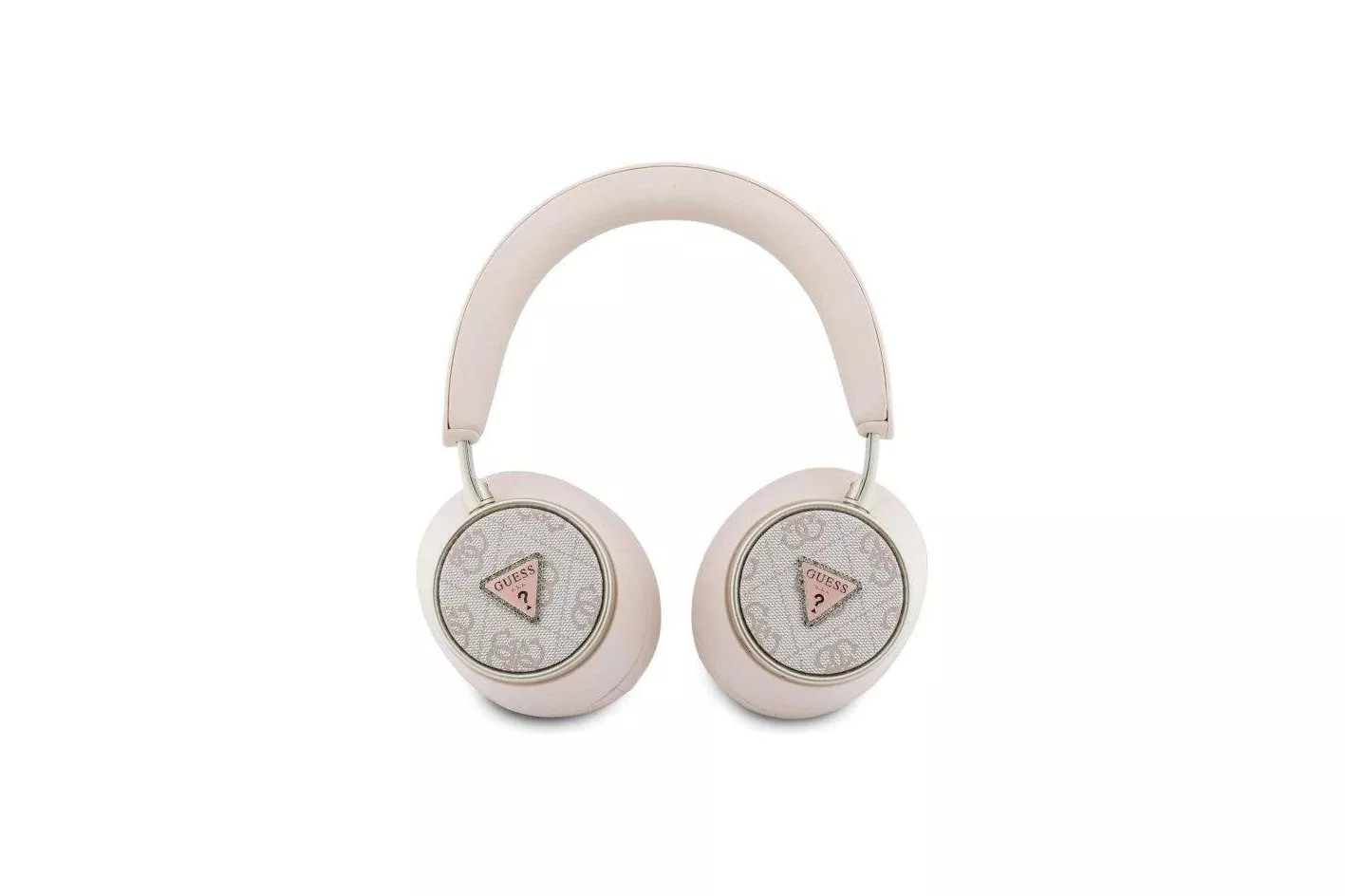 Auriculares Guess 4G Triangle Logo inal&aacute;mbricos Bluetooth 5.4 con Cancelaci&oacute;n de Ruido Rosa
