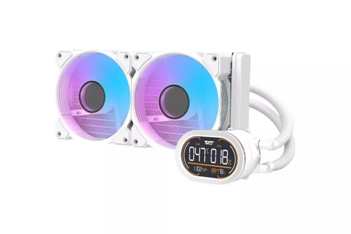Refrigeraci&oacute;n l&iacute;quida Darkflash DH240D WHITE v2 240mm 2 ventiladores ARGB