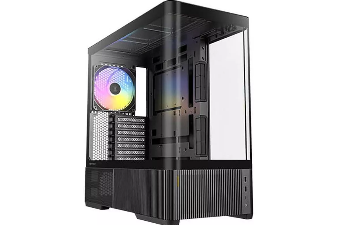 Caja PC Antec C6 Curve ARGB Vidrio Templado Acuario 3 Ventiladores ARGB