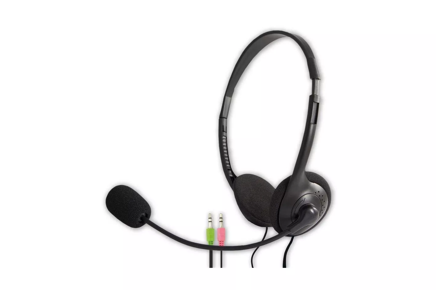 Auriculares MCL CSQ-M/NZ con cable, conexi&oacute;n 3,5 mm, llamadas y m&uacute;sica, negro