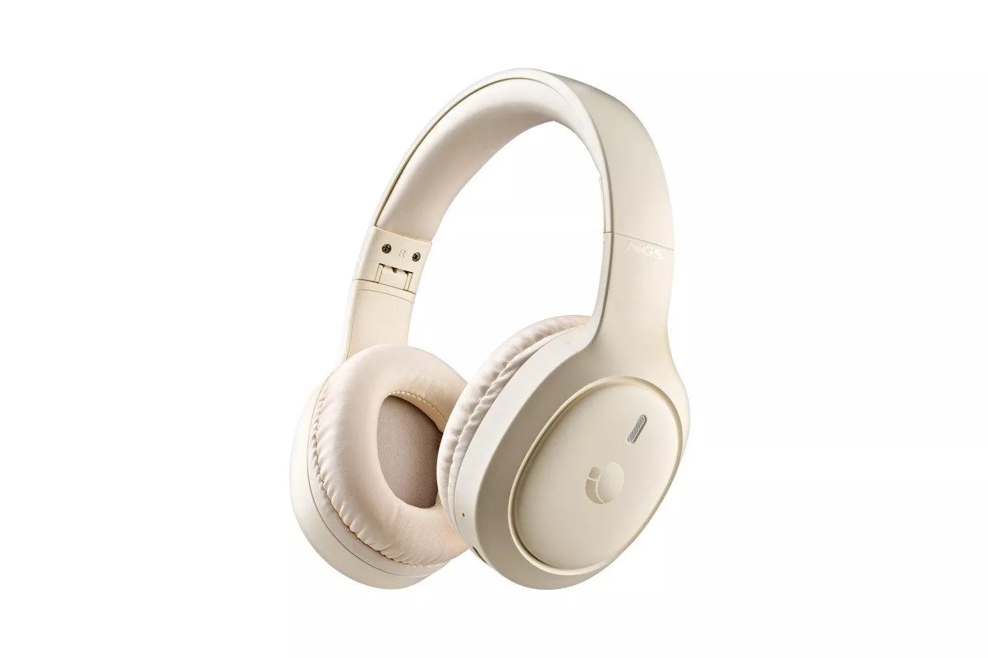 Auriculares NGS Artica Tempest inal&aacute;mbricos Bluetooth con micr&oacute;fono y plegables beige