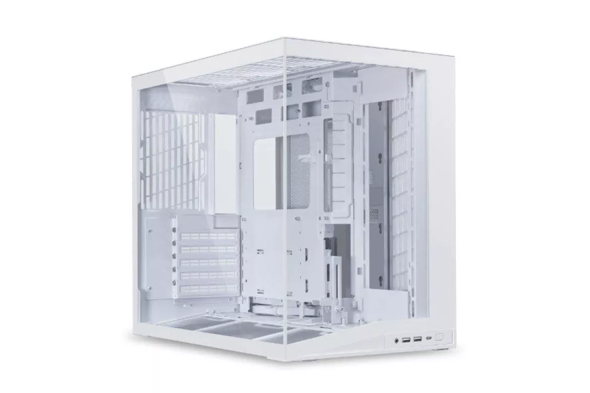Caja PC Lian Li O11 Dynamic Mini V2 Flow Blanca aluminio vidrio ATX microATX Mini-ITX