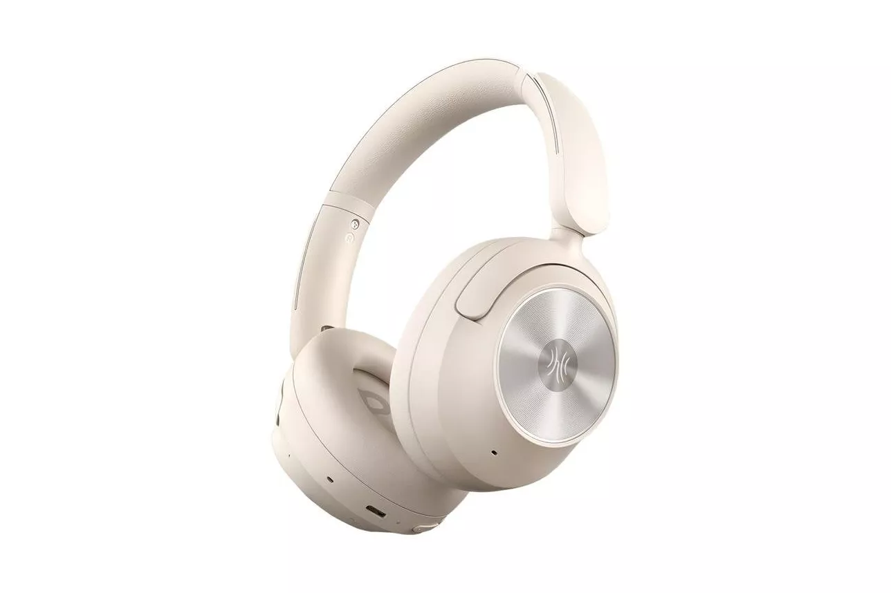 Auriculares OneOdio A6 inal&aacute;mbricos Bluetooth 6.0 con Cancelaci&oacute;n de Ruido h&iacute;brida blancos