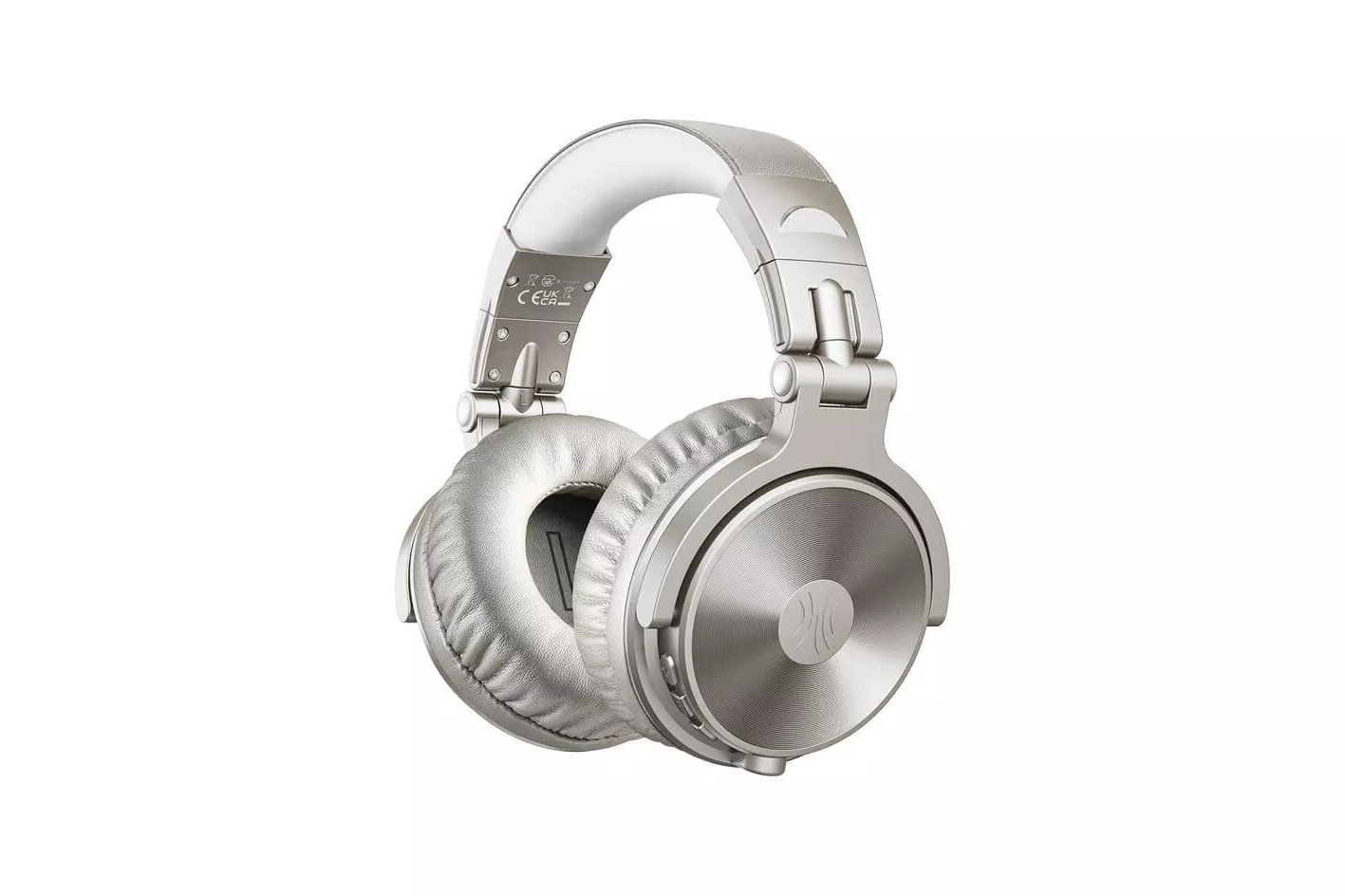 Auriculares OneOdio Pro C inal&aacute;mbricos Bluetooth 5.2 con micr&oacute;fono y dise&ntilde;o plegable plata