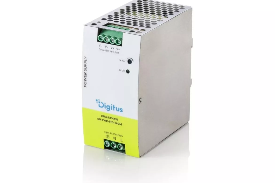 Fuente de Alimentaci&oacute;n Digitus DN-PWR-STD-24048 240W 48V DC Eficiencia 90% pasiva