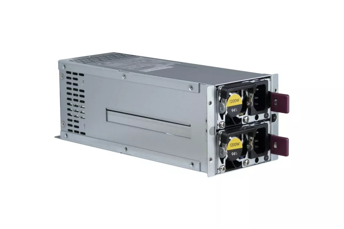 Fuente de Alimentaci&oacute;n Inter-Tech R2A-DV1200-N 1200W 80 PLUS Platinum 2U con LED