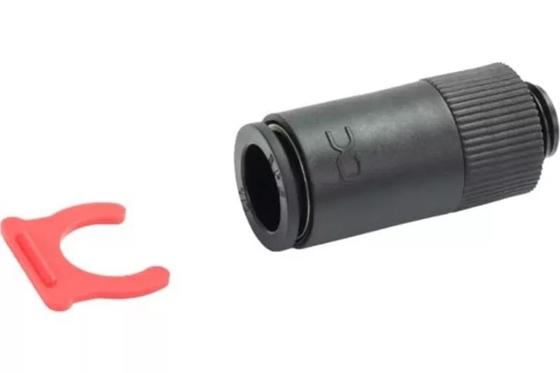 Acoplamiento r&aacute;pido Alphacool ES G1/4 AG PushIn hembra conexi&oacute;n negro