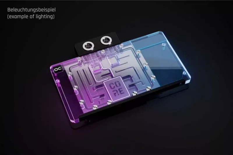 Refrigeraci&oacute;n L&iacute;quida Alphacool WAK Core RX 9070 XT Red Devil 34cm Backplate aRGB
