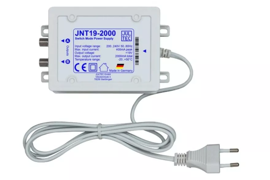 Fuente de alimentaci&oacute;n Jultec JNT19-2000 38W CE blanca 200-240 V 50 Hz