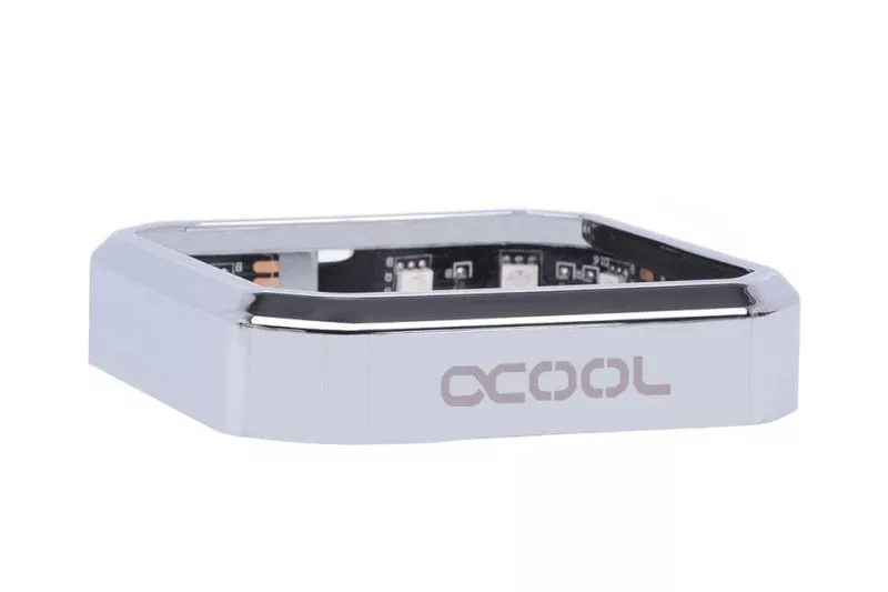 Refrigeraci&oacute;n l&iacute;quida Alphacool Aurora XPX RGB marco cromado 75 mm 15 LEDs