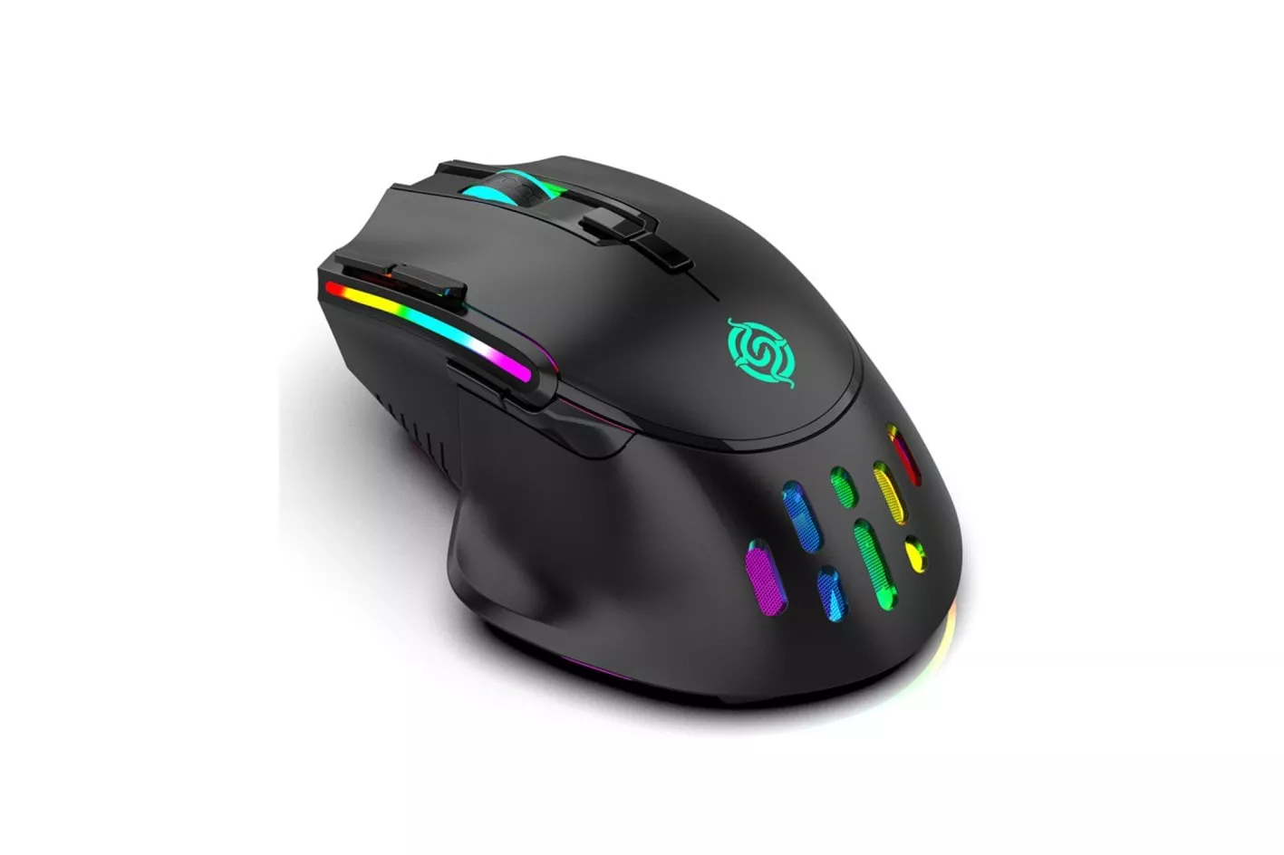 Kinsi BM520 Rat&oacute;n &Oacute;ptico Gaming Inal&aacute;mbrico 2.4G RGB 32000DPI Negro