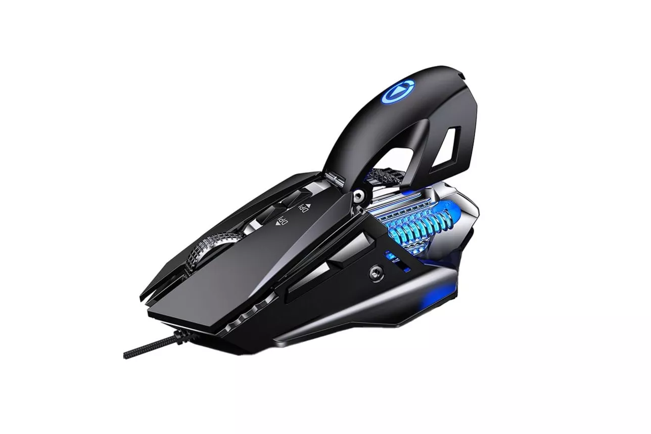 Kinsi G10 Rat&oacute;n &Oacute;ptico Gaming RGB 7200DPI Negro