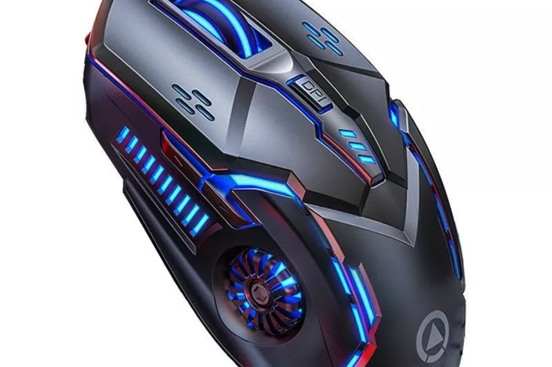 Kinsi G5 Rat&oacute;n Gaming Silencioso Mec&aacute;nico RGB 3200DPI Negro
