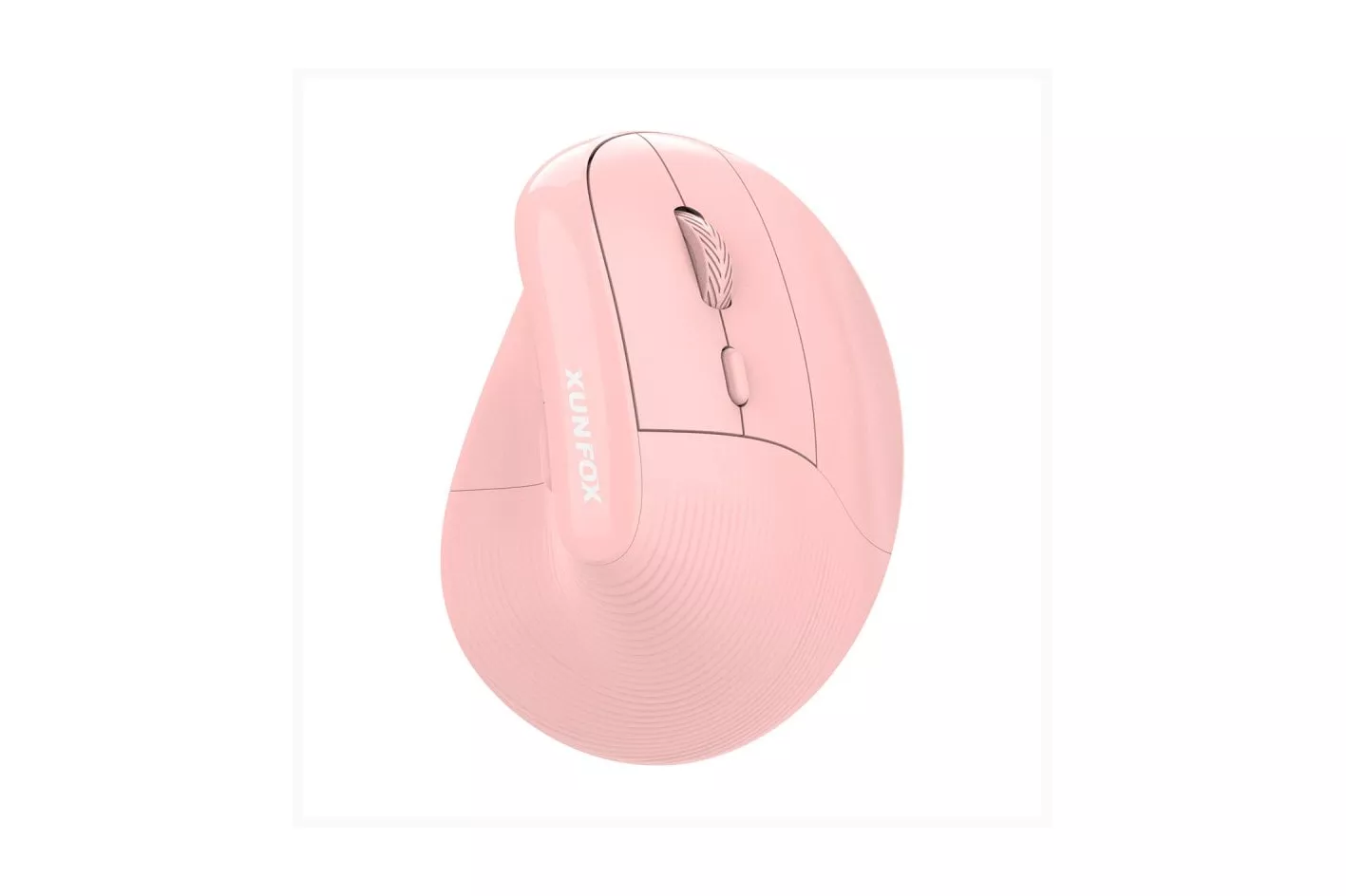 Kinsi H5 Rat&oacute;n &Oacute;ptico Inal&aacute;mbrico de Oficina Ergon&oacute;mico 4000DPI Rosa