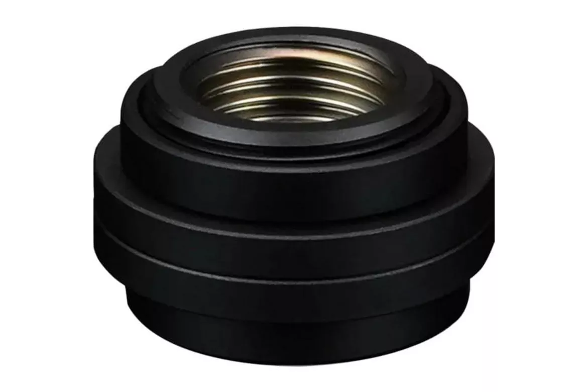 Conector DeltaMate Pass Through Thermal Grizzly negro Rosca G 1/4" 2 puertos